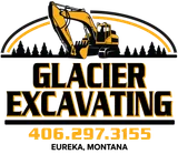 Glacier Excavating logo